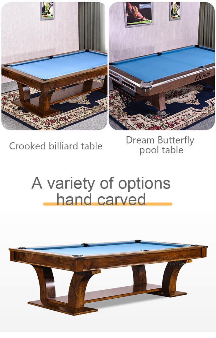 Curved 420d Oxford Billiard Pool Table For Children Adult