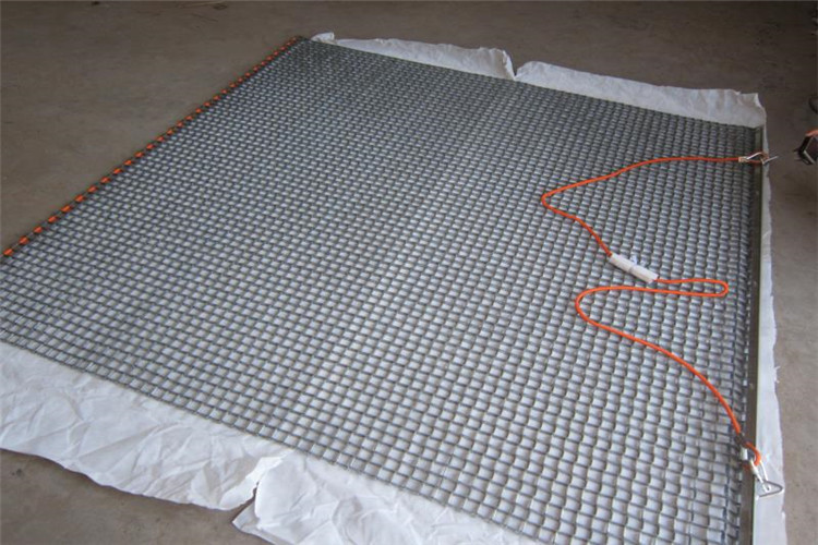 Silver Steel Drag Mat To Level Lawn Flat Tennis Court Drag Mat