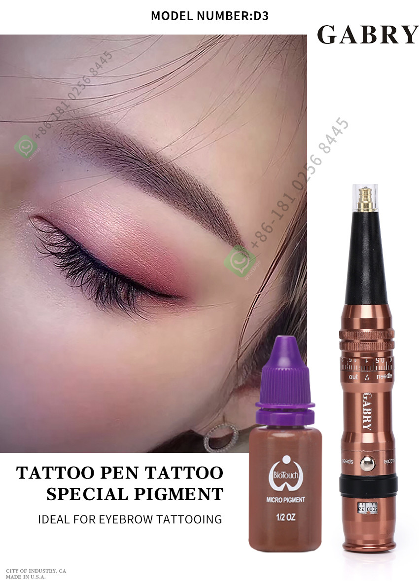 Microblading Eyebrow Lip PMU Tattoo Pen Machine For Permanent Makeup