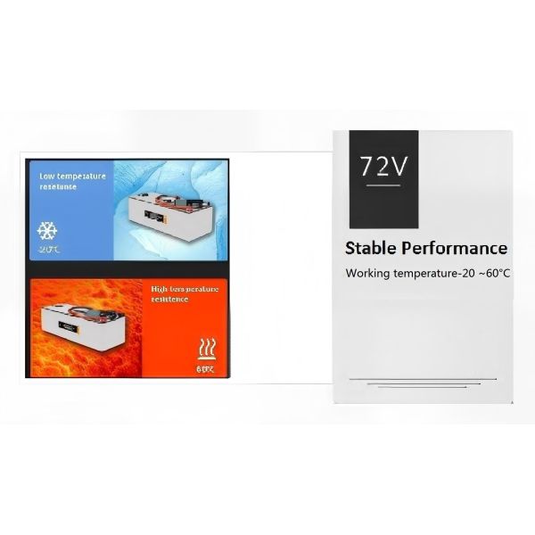 CLF 72V 300Ah LiFePO4 Custom Lithium Iron Phosphate Battery for Car Yacht Boat Truck Bus Carts