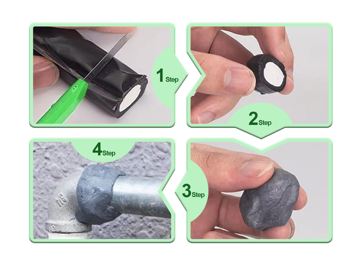 28g 57g Epoxy Resin Putty Steel Epoxy Putty Repair Stick With 60mm Tube