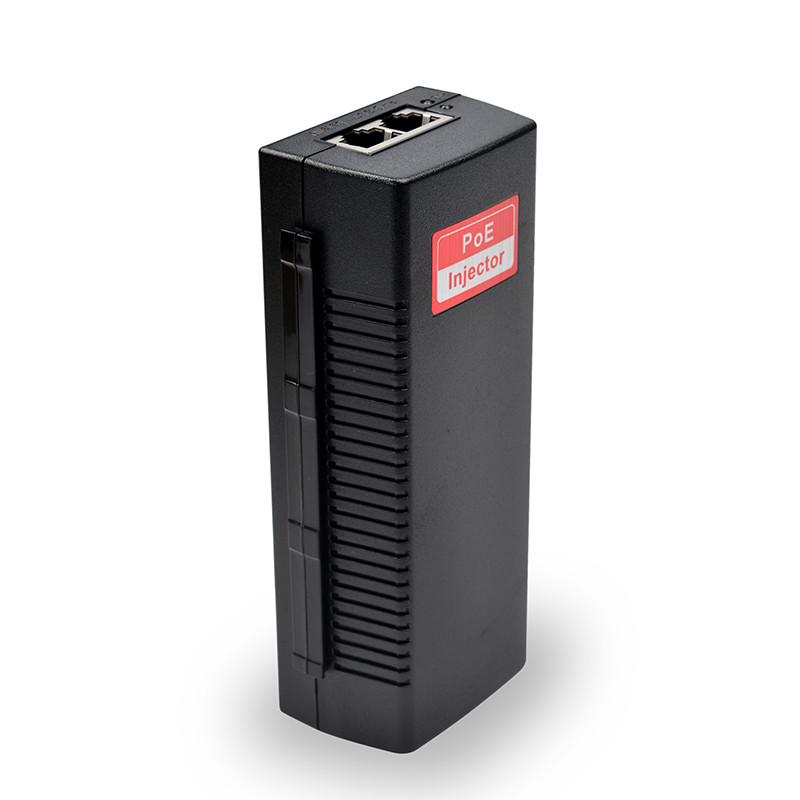 Gigabite 30W 60W POE Injector gigabit POE Power Supply Adapter Compatible W/T IEEE802.3at/af 0.625A for POE camera