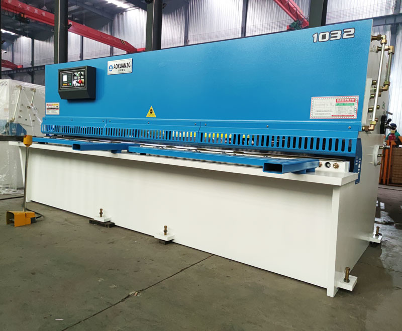 Hydraulic CNC NC Metal Plate Carbon Steel Shearing Machine With Ruler
