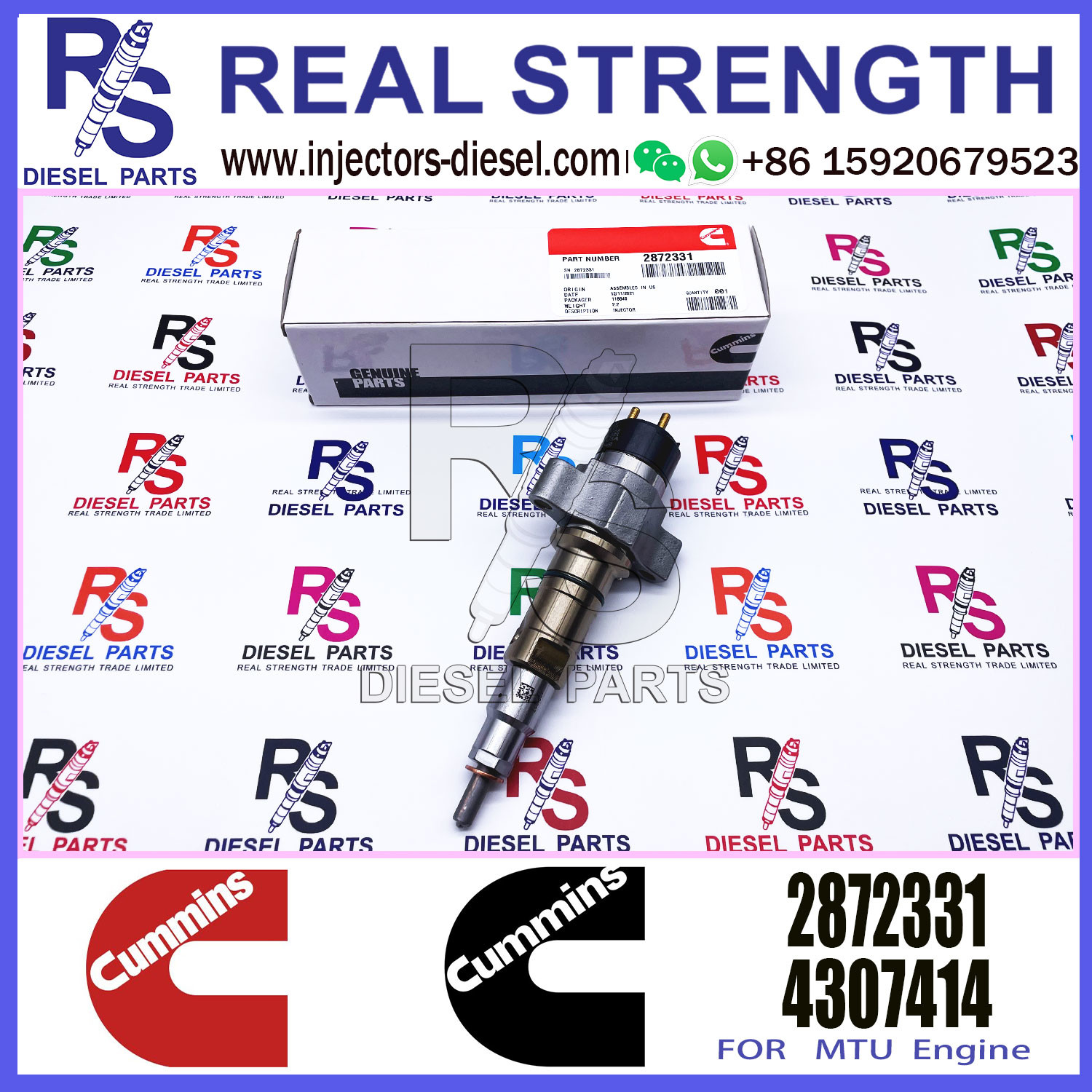 fuel injector 4307452 2872765 4921827 4327072 4928421 2872331
