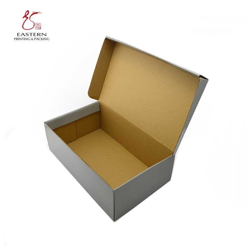 Recycled Corrugated Shoe Box for Simple And Classic Shoe Packaging Made from Recyclable Material