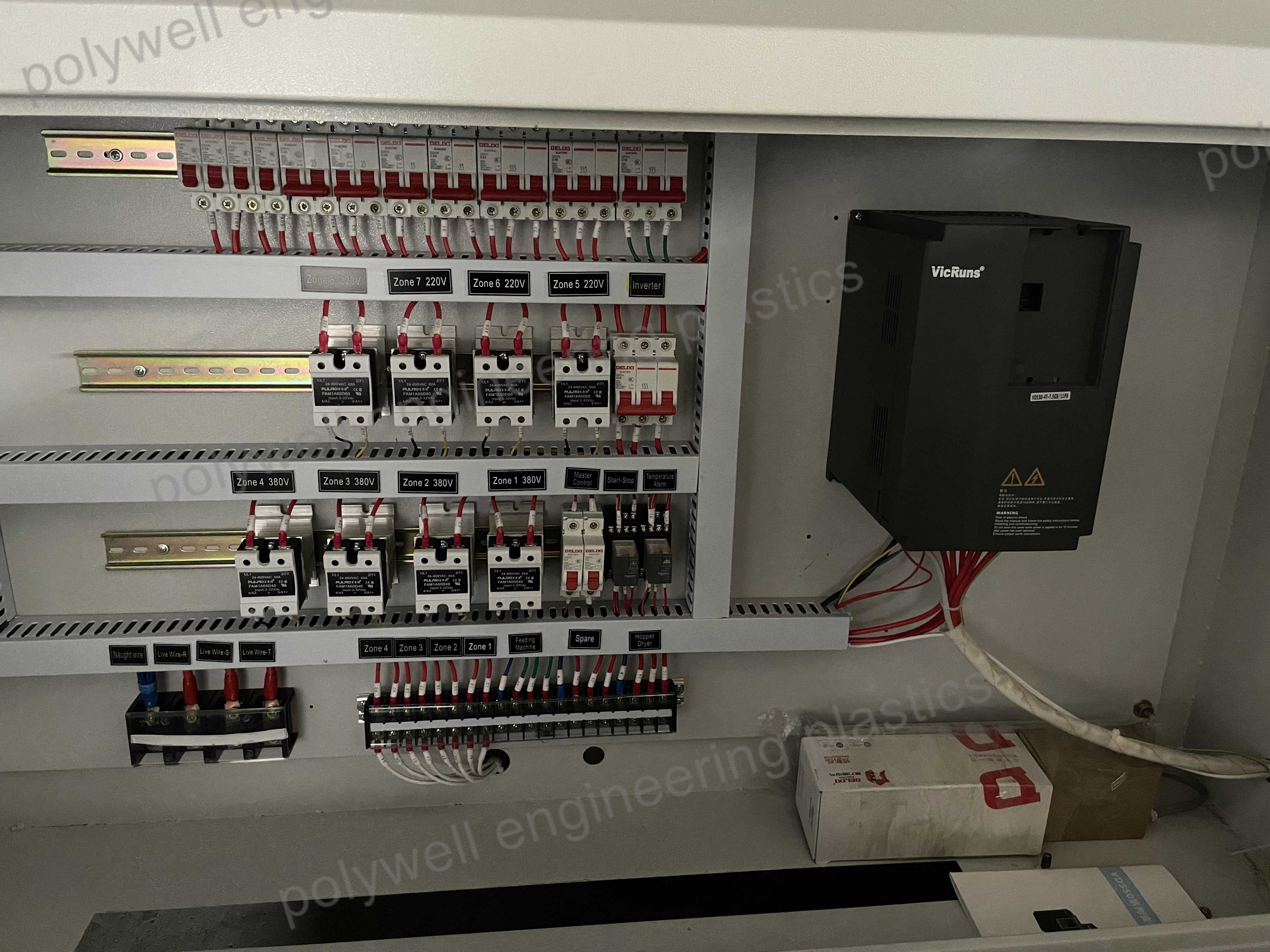 70mm Single Screw Extruder Produce Polyamide Profile Insert Into Aluminum System Window
