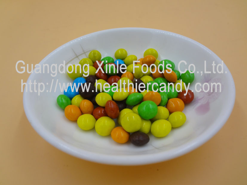 Colored chocolate Bean cocoa beans crispy energetic snack healthy sweets for kids