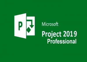 China Windows System Microsoft Project Professional 2019 Retail Box Package 64 Bit 1 PC Lifetime on sale