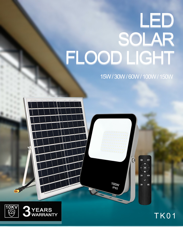 150 Watt LED Solar Outdoor Flood Lights Dusk To Dawn Security Pir Sensor Motion