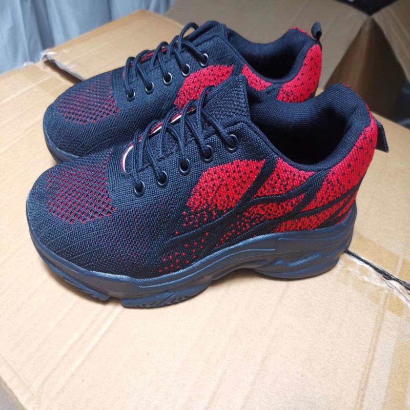 Ladies 3style Flyknit Sport Shoes multicolor Casual And Fashion Red color Large size