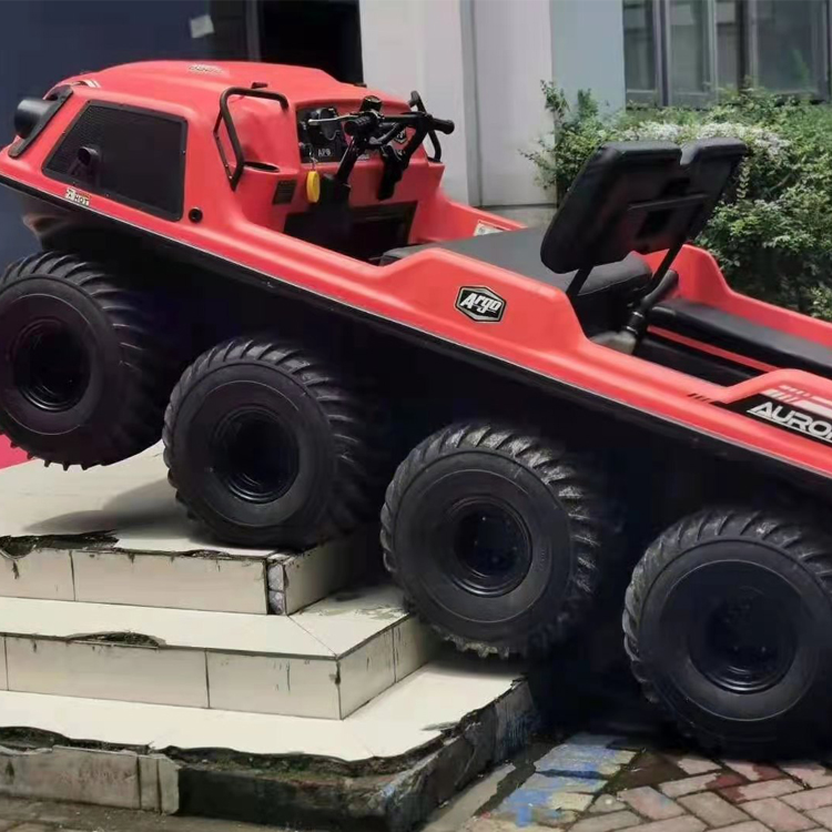 8 Wheels Drive Flood Rescue Amphibious Vehicle For Lake