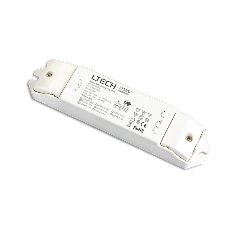 Plastic DMX512 Dimmable Constant Current Led Driver AC100-240V 350-700mA 10W