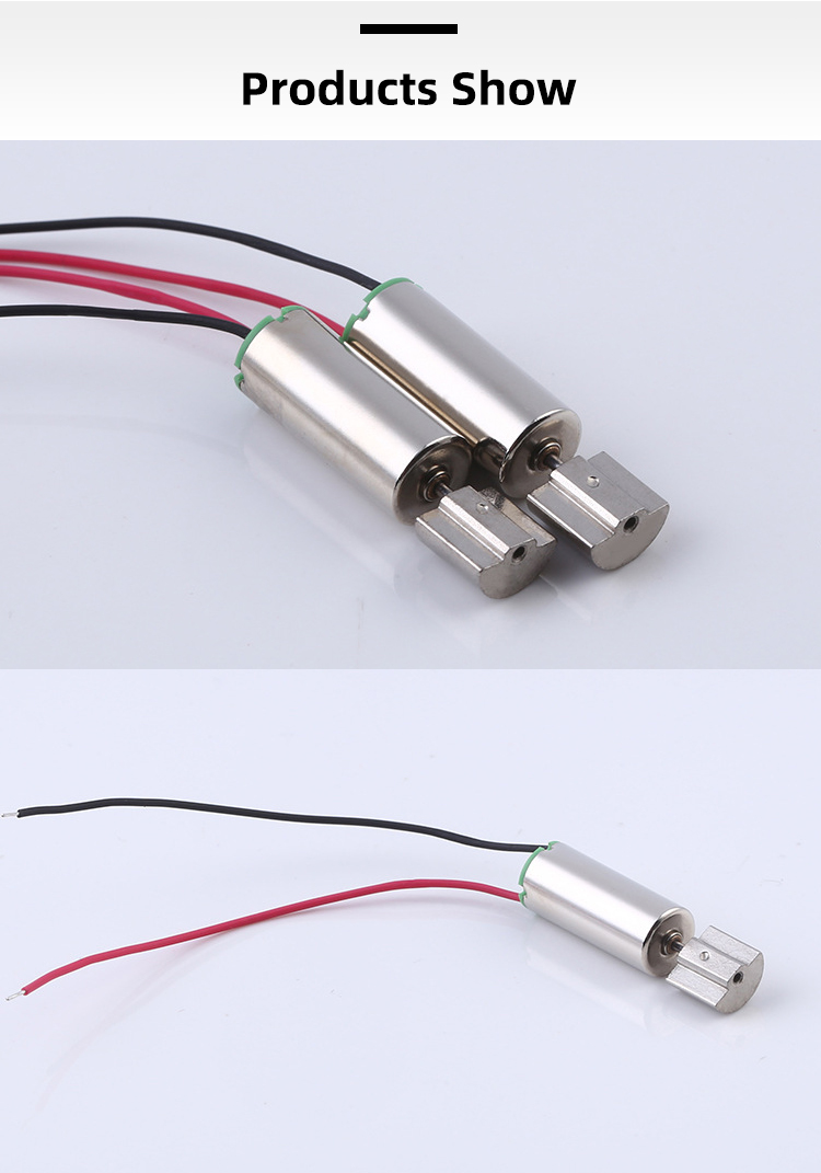 Hot sale Low Current Consumption 7mm Rc Drone Parts 3.7v Micro Dc Coreless Motor
