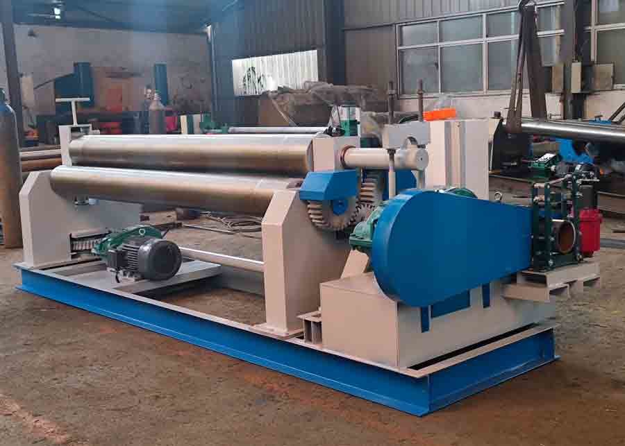 3 Roller Plate Rolling Tube Pipe Bending Machine Sheet Metal Process W11-16*1500