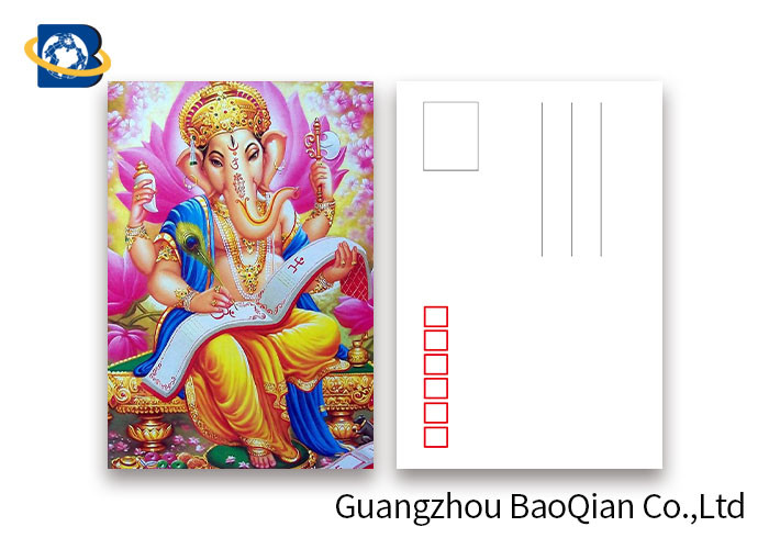 Souvenirs Custom Lenticular Postcards 5D Effect Two Sides CMYK Printing