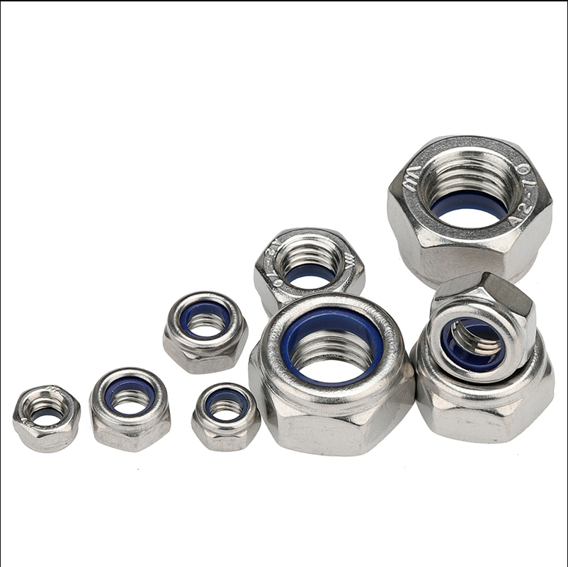 High Quantity Din 985 Hexagon Hex Black Nylon Lock Nut with Metric Measurement System