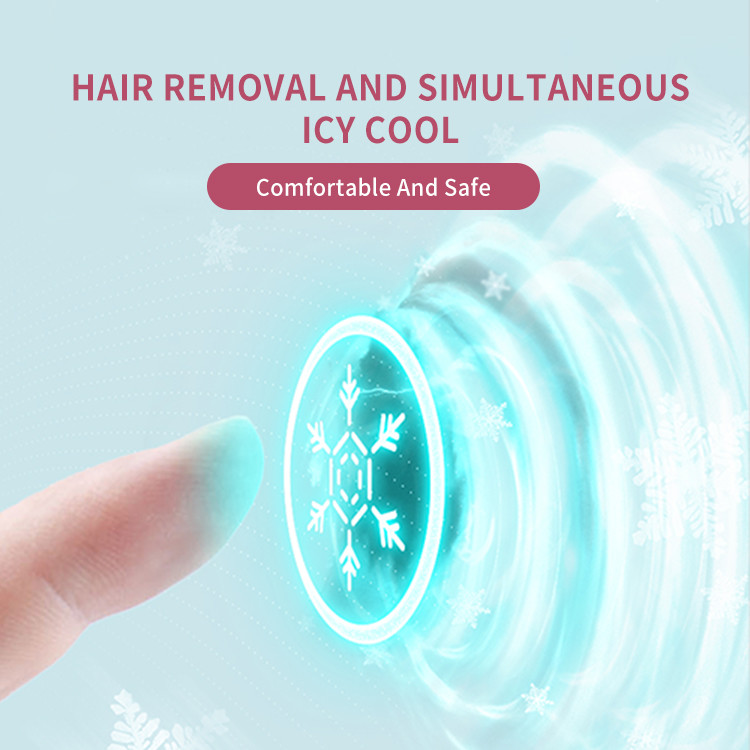 3.1cm2 Portable Ipl Hair Removal , Ice Cooling 0.9s Man Women Body Hair Remover