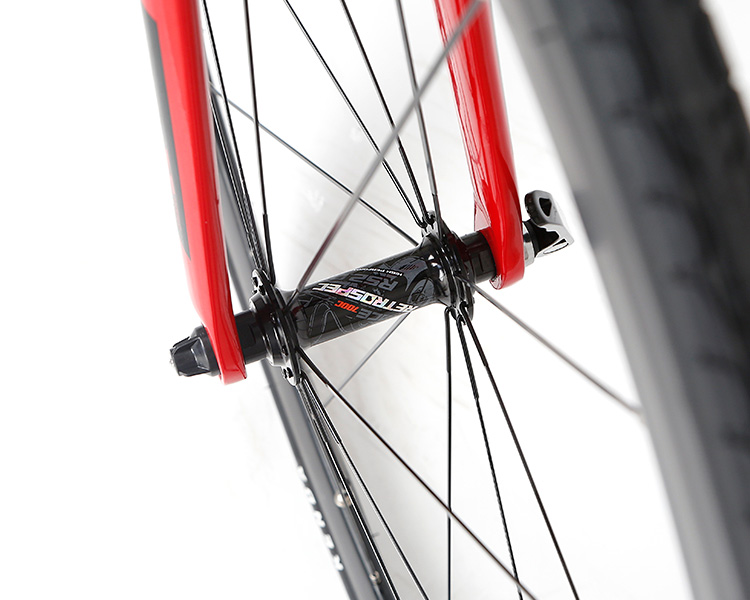 Blue Carbon Fibre Cyclocross Bikes SHlMANO 105 5800 High Configuration