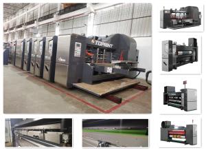 Buy cheap Paperboard Flexo Printing Slotting Machine Servo Control Register product