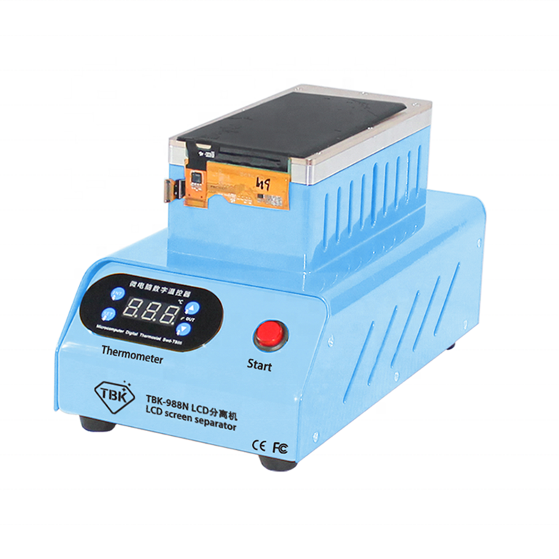 TBK 988N built in double pump separator multi function mobile phone LCD maintenance constant temperature heating table