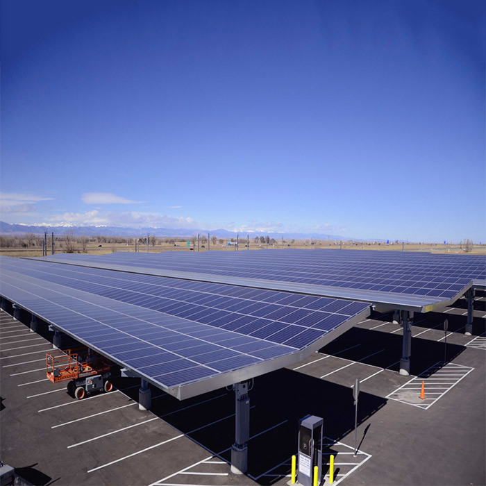 On / Off Grid Solar Carport Systems With metal roofing sheet solar bracket solar mounting system