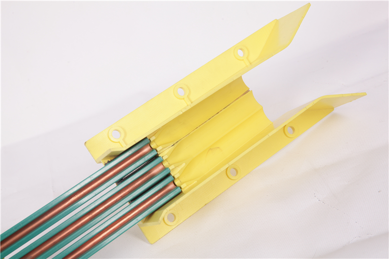 Bridge Conductor Bar For Crane 3 Phase Power Rail PVC Insulated