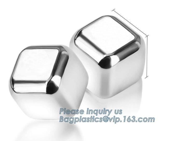 best chilling ice cubes for whiskey stainless steel whiskey stones with FDA, real dice ice cube whisky wine stone stainl