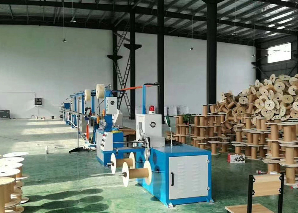 25kw 70kg/H High Speed FTTH Fiber Optic Cables PVC Extruder Machine Production Line