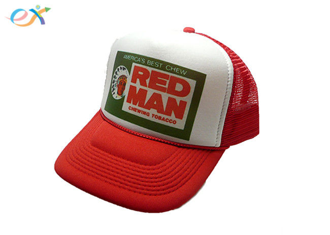 Sublimation Logo Blank Custom High Quality Baseball hat Mesh Back 5 Panel Trucker Caps