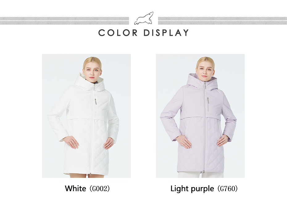 Durable and Fashionable Woman Sping Autumn Coat with Wide Hood and Functional Pockets