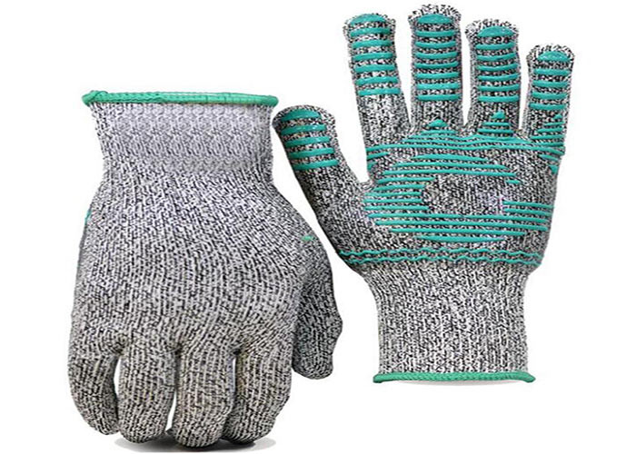 Food Grade Colored Kitchen Cut Resistant Gloves / Cut Resistant Hand Gloves For Meat
