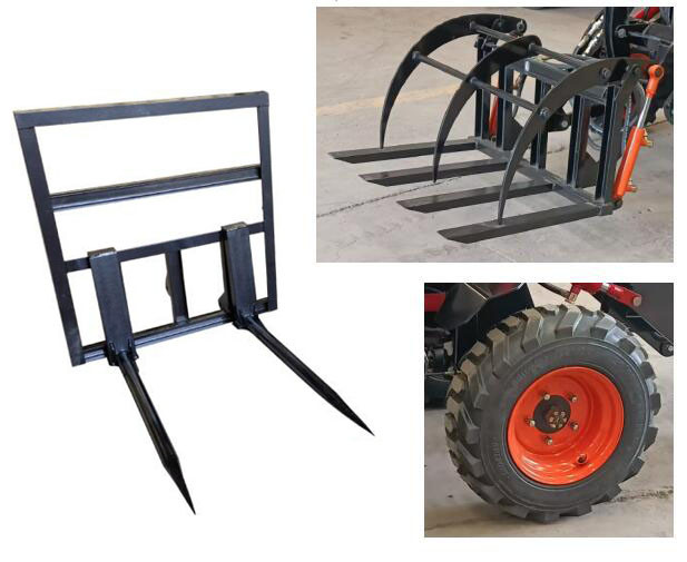 25hp Gasoline Small Wheel Loader New Battery Compact Structure HTML16