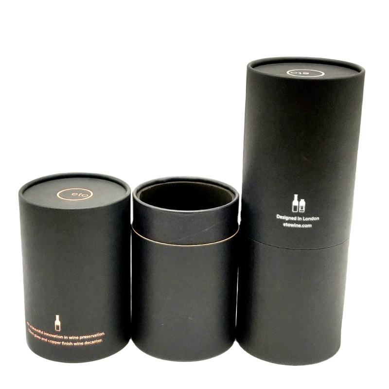 OEM Cardboard Wine Tube , High Level Paperboard Wine Cylinder Packaging
