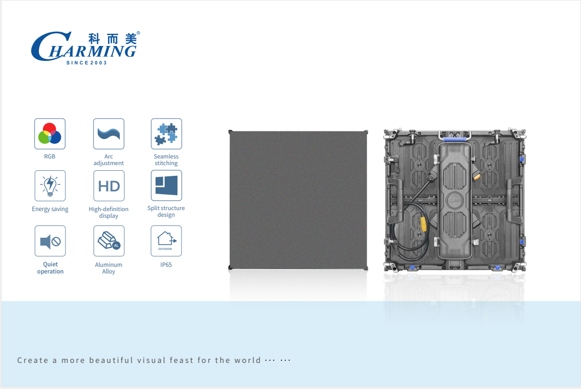 Outdoor LED Display Outdoor LED Screen P3.9 High-brightness Weatherproof Outdoor LED Rentals for Hotels and Restaurants