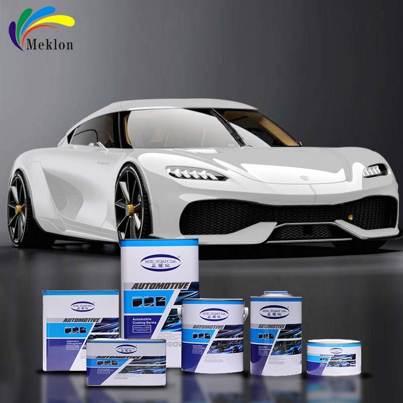 Glossy White Pearl Metallic Car Paint Fade Resistant Mildewproof