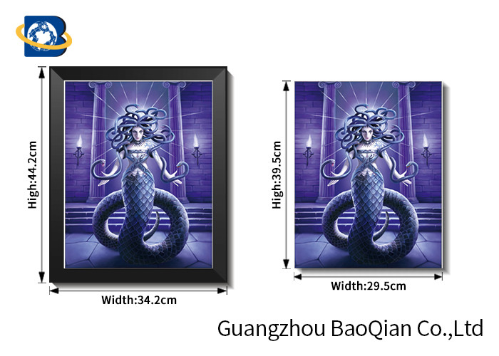 Lenticular Printing 3D Picture with Flip Efect In Stock , Depth Effect 3D Wall Hanging Art