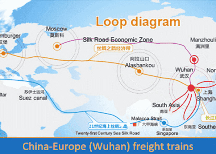Foreign Trade Rail Cargo Services Full Route Freight Forwarding Logistics