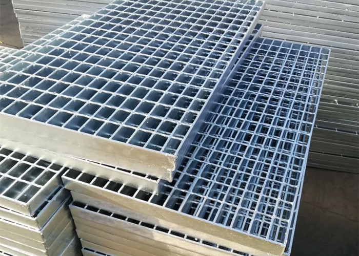 Plain Weave Welded Steel Grating 50x5mm Galvanized Building Platform