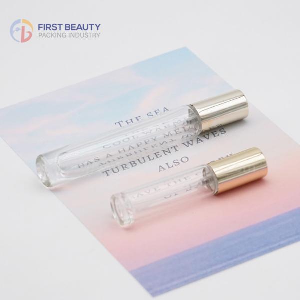 Quality Gold Screw Sprayer Sample Perfume Bottles Custom Design for sale