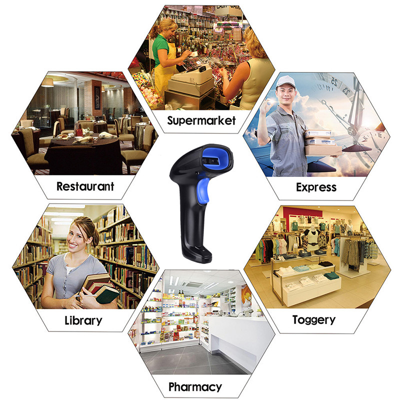 High Performance 1D Bi Directional Barcode Scanner Handheld For POS System