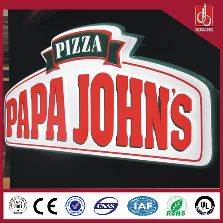Vacuum Formed Acrylic Logo shop logo signs