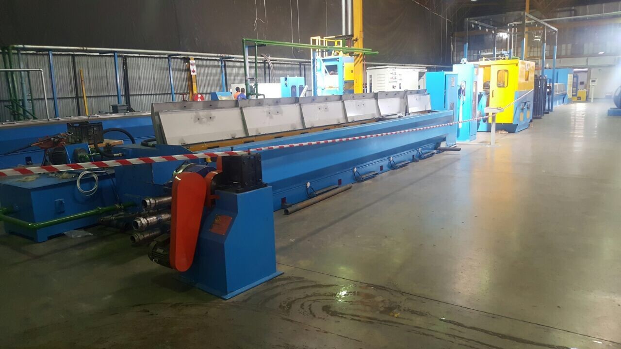 1350 Series Aluminum Rod Drawing Machine With 200KW Motor To South Africa