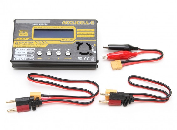 Accucel-6 80W 10A 1S~6S Lipo Battery Charger Suitable For LiHV