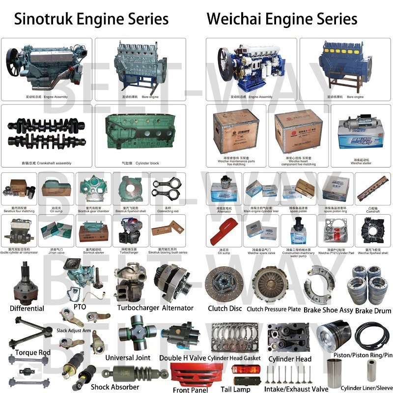 Sinotruk HOWO Dump Truck Engine Spare Part Starter Vg1560090001