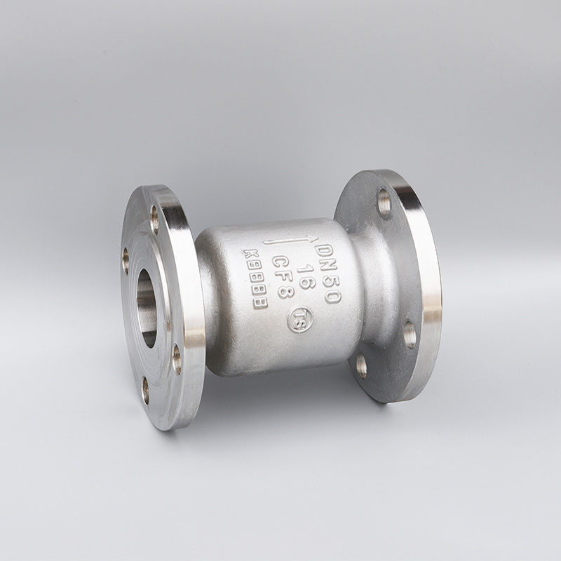 304/316 Stainless Steel Flanged Check Valve Vertical Check Valve Pipeline Anti-Backflow Valve