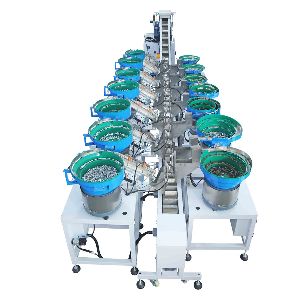 Automatic Granules Toys Parts Screws Fasteners Hinges Plastic Parts Bag Packaging PLC Control Trailer Packing Machine