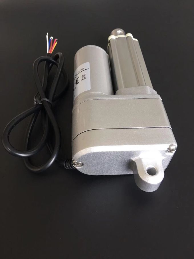 Metal Gearbox Electric Linear Rod Actuator 80kg Compact Size 12 Inches Stroke