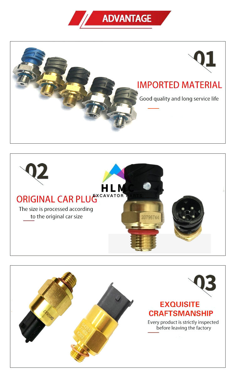 Oil Pressure Sensor 1077574 68645 Sca-Se-002 38715 D12 VN Vnl Truck Replaces High Performance Parts