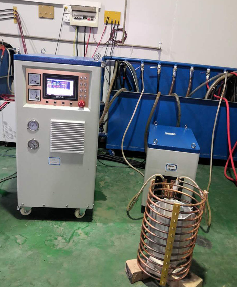 120KW Digital Water Cooled Induction Heating Machine For Forging Alum Rotor Heating
