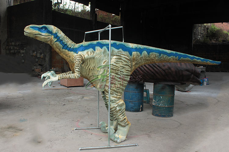 Handmade Blue Robot Realistic Dinosaur Costume Display Party Activities